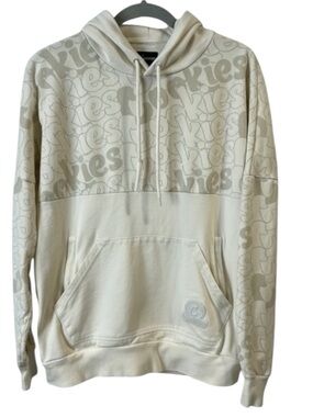 Cookies SF Gulfstream Cream Tonal Block-Print Pullover Hoodie Mens/Unisex Sz M